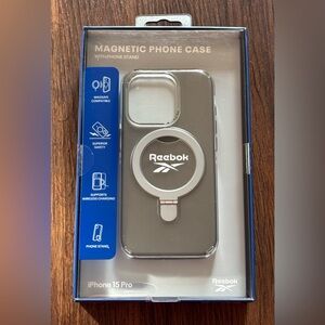 Reebok Gray Phone Case with Kickstand